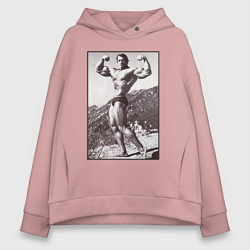 Женское худи оверсайз Mister Arnold / Пыльно-розовый – фото 1