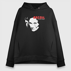 Толстовка оверсайз женская Recoil - Alan Wilder from Depeche Mode, цвет: черный