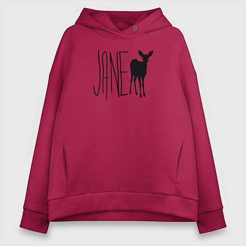 Женское худи оверсайз Джейн с футболки Макс из Life is Strange / Маджента – фото 1