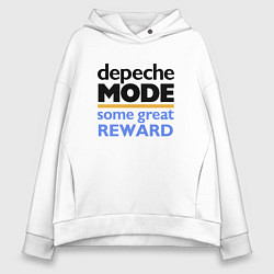 Толстовка оверсайз женская Depeche Mode - Some Great Reward, цвет: белый