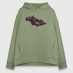 Толстовка оверсайз женская Formula 1 Макларен, цвет: авокадо