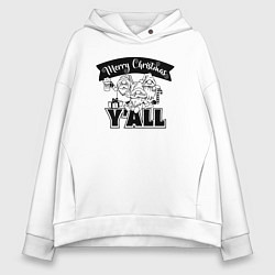 Женское худи оверсайз Рождественские гномы