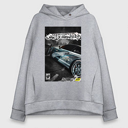 Толстовка оверсайз женская Most wanted - BMW, цвет: меланж