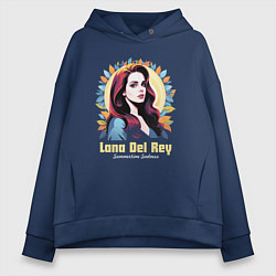 Женское худи оверсайз Lana Del Rey Summertime Sadness