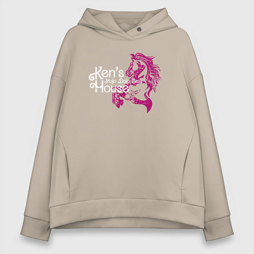 Женское худи оверсайз Дом Кена / Миндальный – фото 1