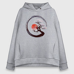 Женское худи оверсайз Сакура Япония