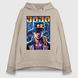 Женское худи оверсайз Jojo - Jotaro Kujo ai art