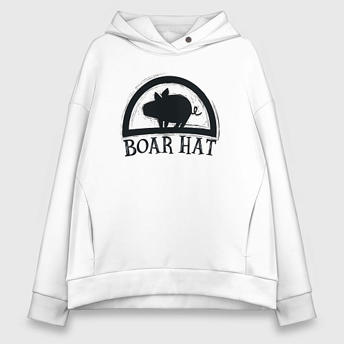 Женское худи оверсайз Семь смертных грехов Хоук / Белый – фото 1