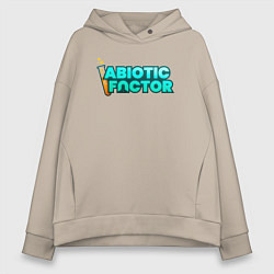 Толстовка оверсайз женская Abiotic Factor, цвет: миндальный