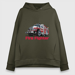 Женское худи оверсайз Fire fighter
