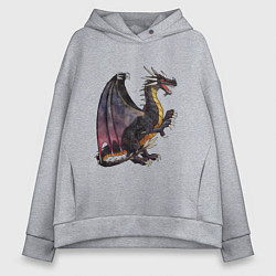 Женское худи оверсайз HOMM3 Black Dragon