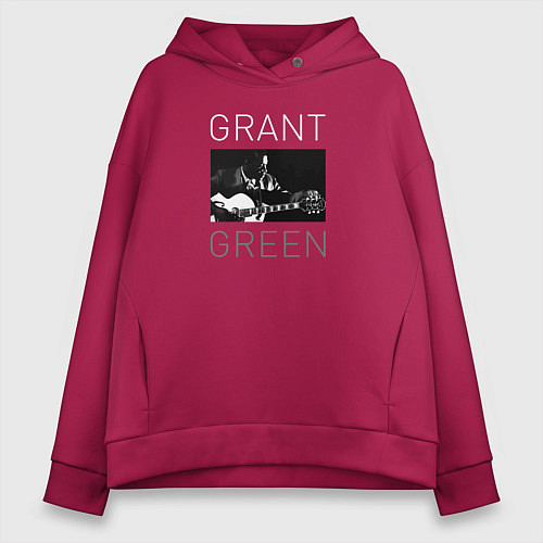 Женское худи оверсайз Tribute to Grant Green / Маджента – фото 1