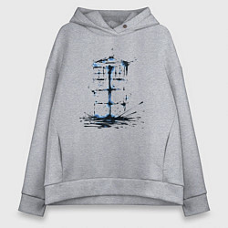 Женское худи оверсайз Ink tardis