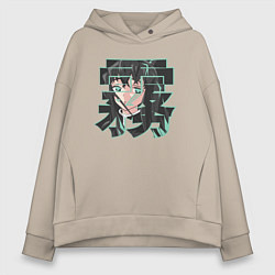 Женское худи оверсайз Клинок рассекающий демонов Токито