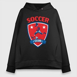 Женское худи оверсайз Sport soccer club