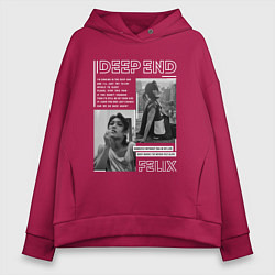 Женское худи оверсайз Stray kids Deep end Felix