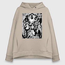 Женское худи оверсайз Ван-Пис мугивары вано