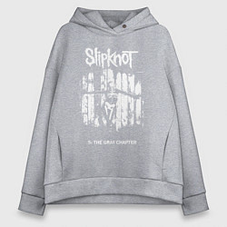 Женское худи оверсайз Slipknot - skeleton girl