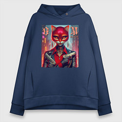 Женское худи оверсайз Godmother of the mafia - ai art fantasy