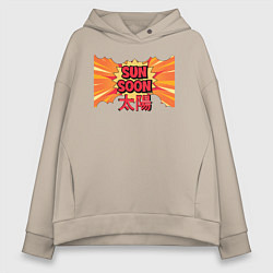 Женское худи оверсайз Sun Soon