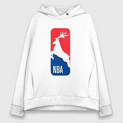 Женское худи оверсайз NBA Bucks