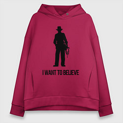 Женское худи оверсайз Индиана джонс