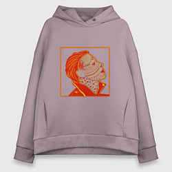 Женское худи оверсайз Найк Борзов