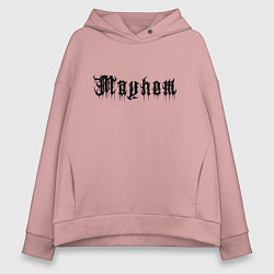 Женское худи оверсайз Mayhem - phrase