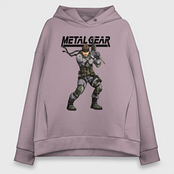 Толстовка оверсайз женская Snake Solid soldier, цвет: сиреневый