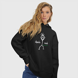 Толстовка оверсайз женская Depeche Mode - Exciter merch, цвет: черный — фото 2