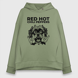 Женское худи оверсайз Red Hot Chili Peppers - rock dog