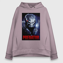 Женское худи оверсайз Predator in the helmet