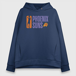 Толстовка оверсайз женская Phoenix Suns play, цвет: тёмно-синий