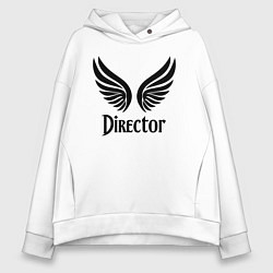 Женское худи оверсайз Крылатый директор