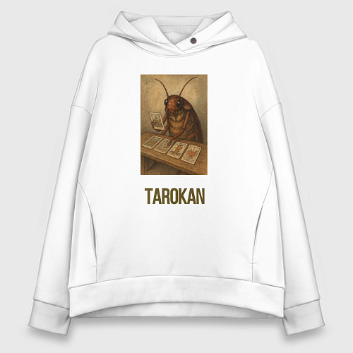 Женское худи оверсайз Тarokan / Белый – фото 1