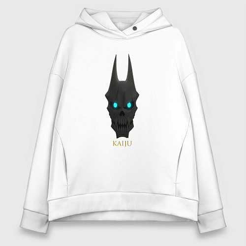 Женское худи оверсайз Kaiju / Белый – фото 1