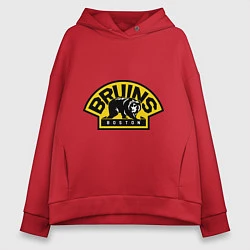 Толстовка оверсайз женская HC Boston Bruins Label, цвет: красный