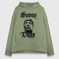Женское худи оверсайз Snoop Dogg Face