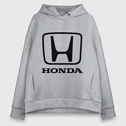 Толстовка оверсайз женская Honda logo, цвет: меланж