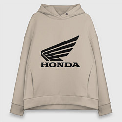 Толстовка оверсайз женская Honda Motor, цвет: миндальный