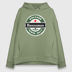 Толстовка оверсайз женская Hanneman, цвет: авокадо