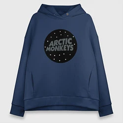 Толстовка оверсайз женская Arctic Monkeys: Black, цвет: тёмно-синий
