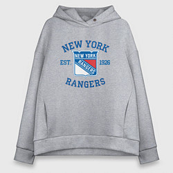 Женское худи оверсайз New York Rengers