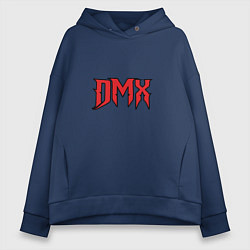 Толстовка оверсайз женская DMX, цвет: тёмно-синий