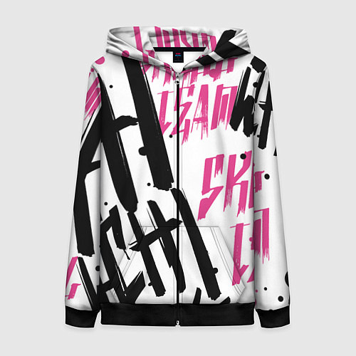 Женская толстовка на молнии Kai Wachi / 3D-Черный – фото 1