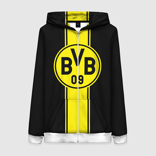 Женская толстовка на молнии BVB / 3D-Белый – фото 1