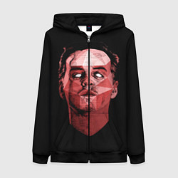 Толстовка на молнии женская Dark Moriarty, цвет: 3D-черный