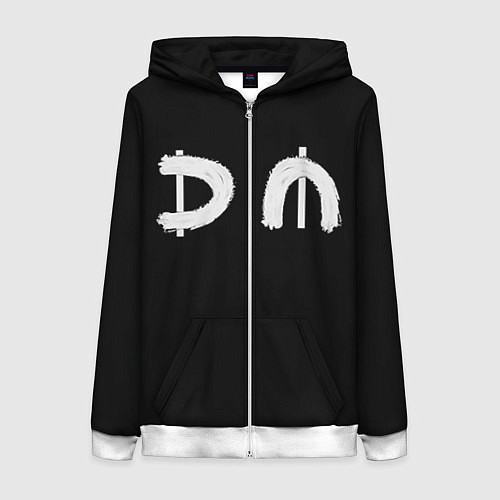 Женская толстовка на молнии DM Rock / 3D-Белый – фото 1