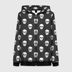 Женская толстовка на молнии BFMV: Skulls