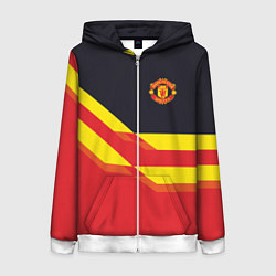 Женская толстовка на молнии Man United FC: Red style